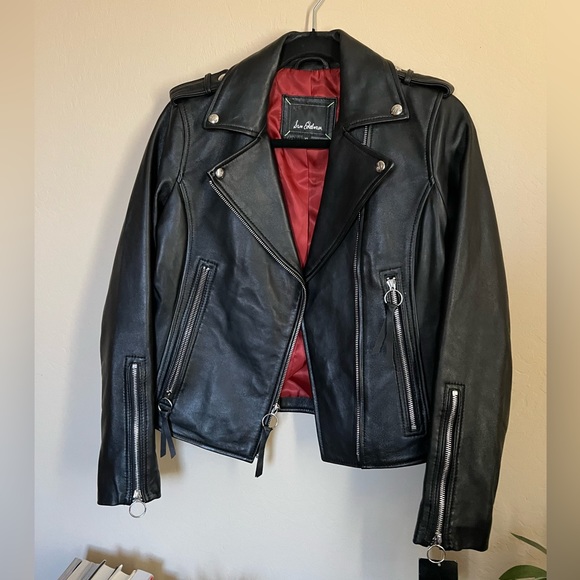 Sam Edelman Leather Moto jacket - Picture 1 of 10